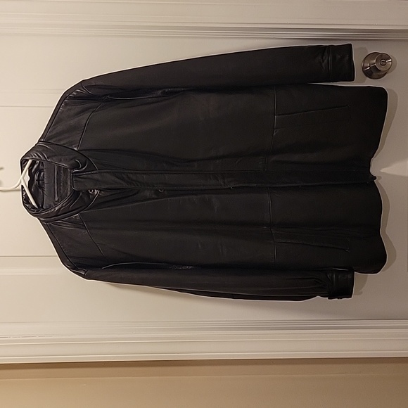 Vintage buttery soft mens leather jacket size large - Picture 2 of 8